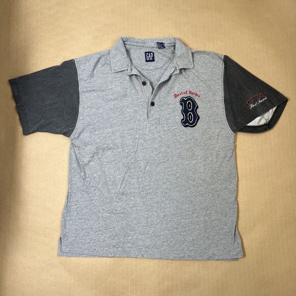 GAP Other - GAP Boston Red Sox Best Of Series Home Team First Series Polo Shirt‎ RARE Mens M